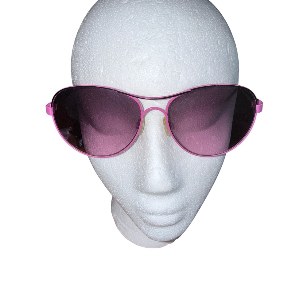 Y2K Oversized Aviator Sunglasses Pink Black Gradient Lens UV400 Retro A1023
